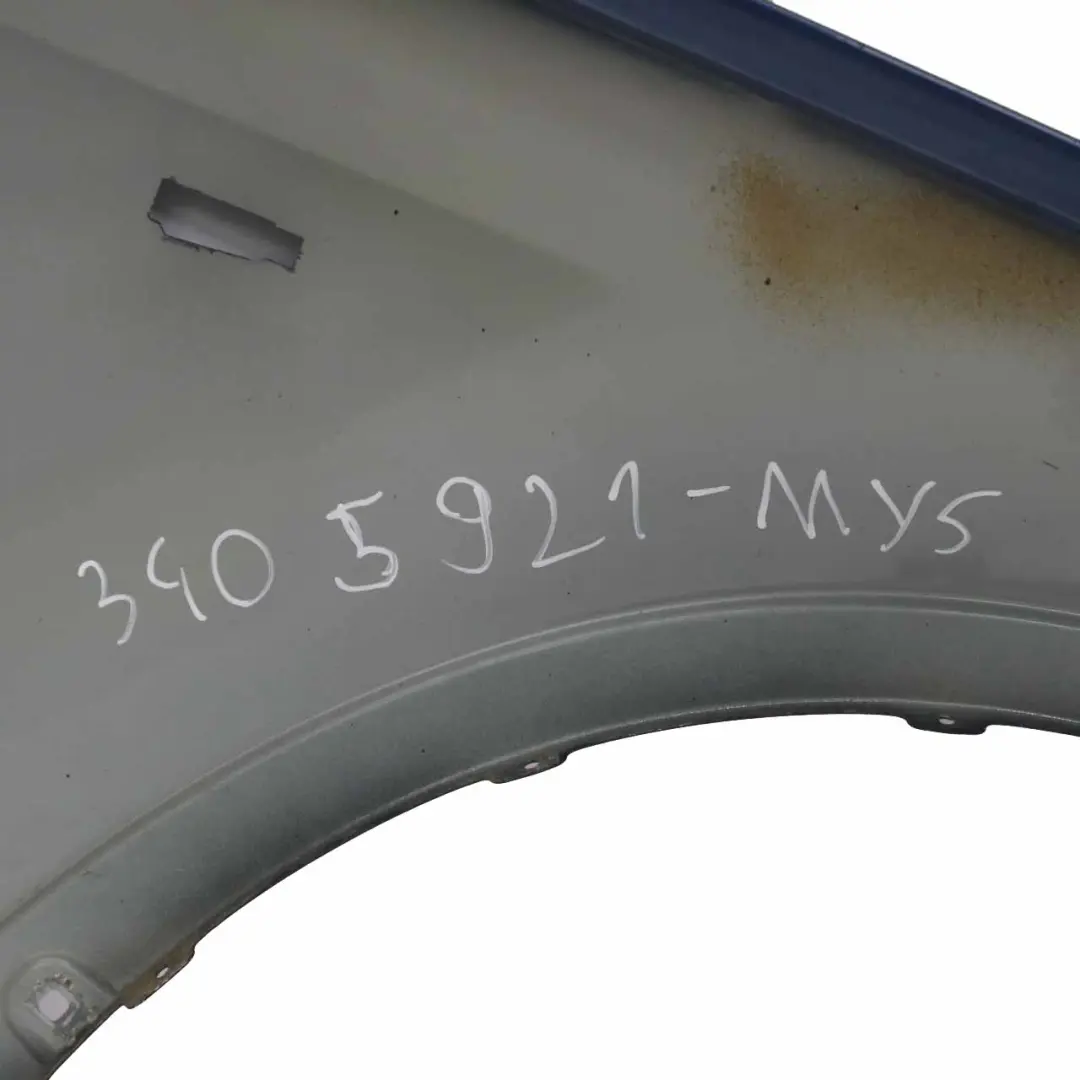 BMW X3 E83 Front Left N/S Side Panel Fender Wing Mysticblau Mystic Blue - A07 - SKU 3405921-MYS - Part number 3405921
