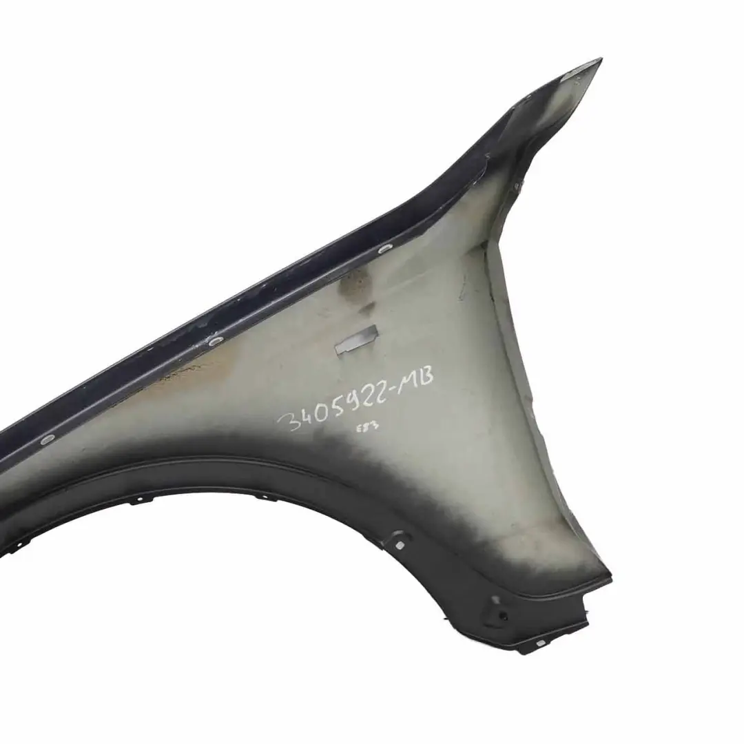 BMW X3 E83 Side Panel Fender Wing Front Right O/S Monacoblau Blue Metallic A35 - SKU 3405922-MB - Part number 3405922