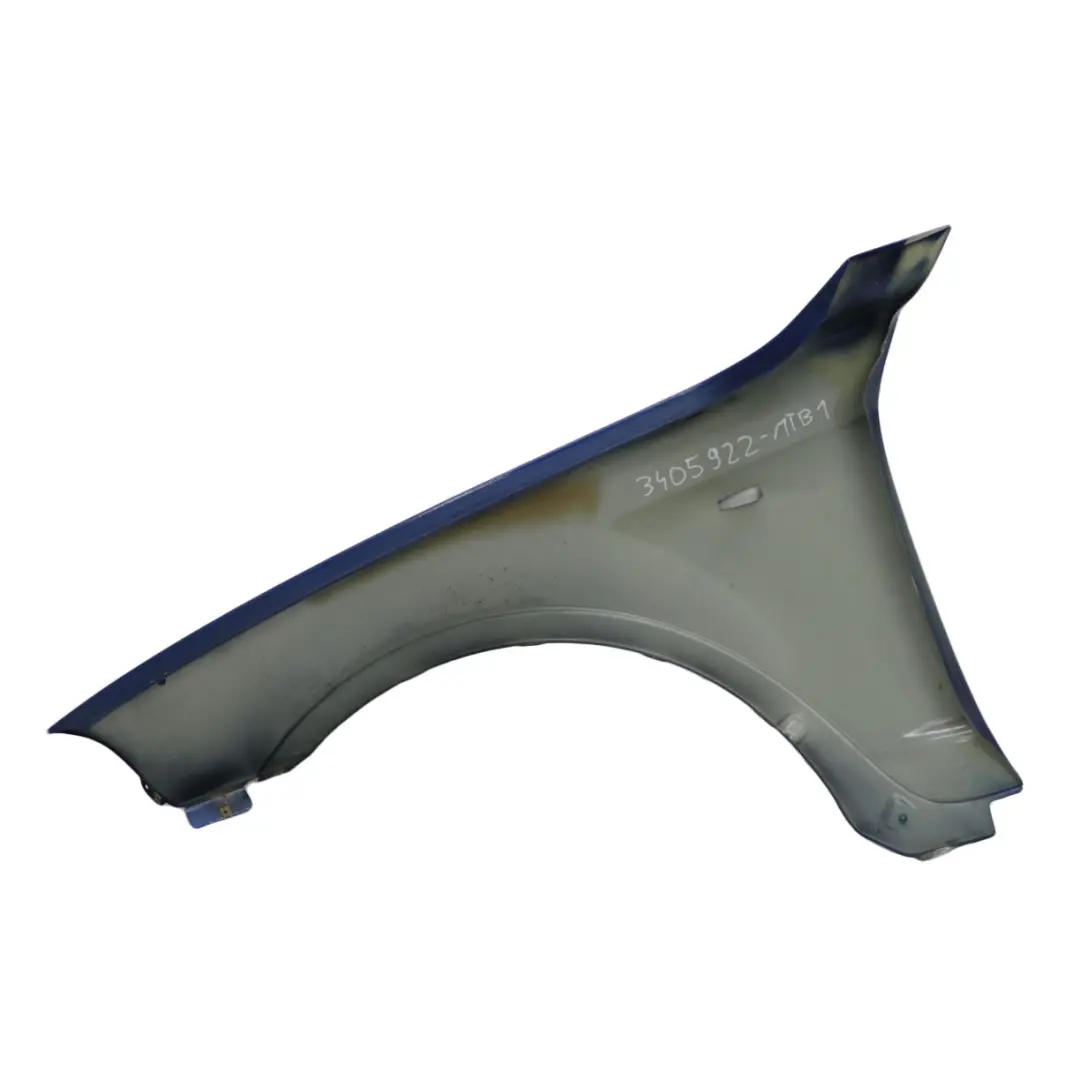 Fender Panel BMW X3 E83 Side Wing Front Right O/S Montegoblau Montego Blue - A51 to with Part number 3405922 Fender Panel BMW X3 E83 Side Wing Front Right O/S Montegoblau Montego Blue - A51 - SKU 3405922-MTB1 - Part number 3405922