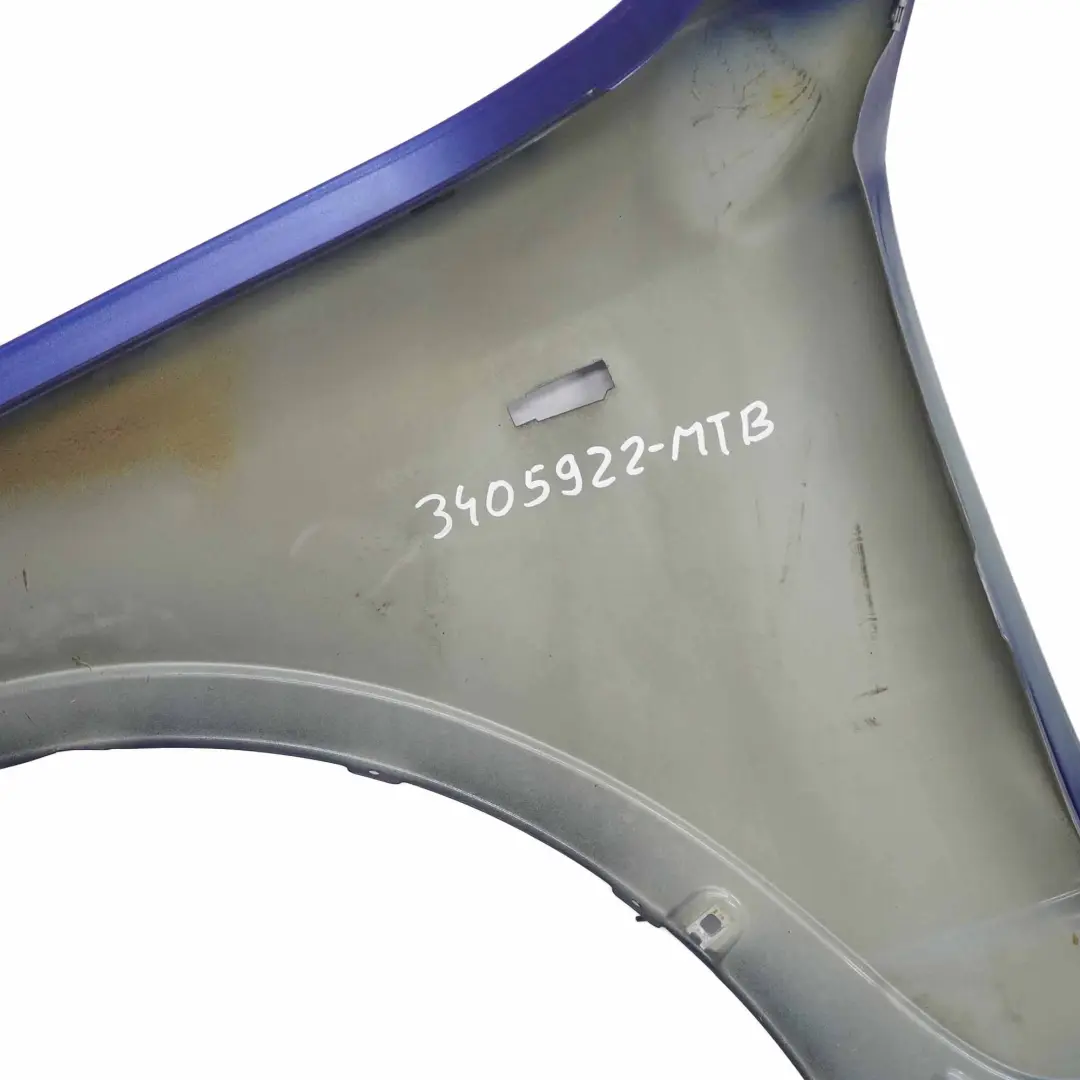  Fender Panel BMW X3 E83 Side Wing Front Right O/S Montegoblau Montego Blue - A51 - SKU 3405922-MTB - Part number 3405922