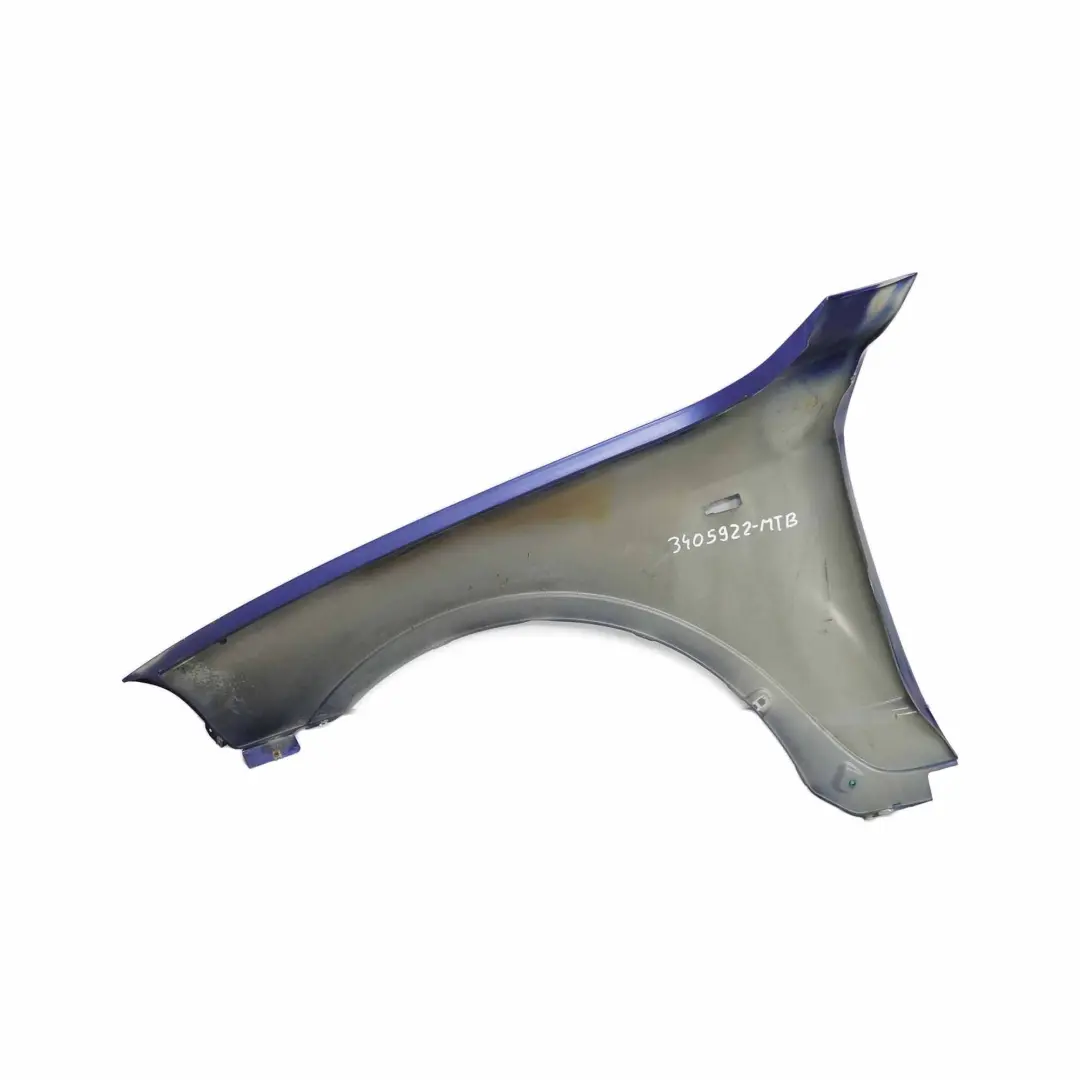  Fender Panel BMW X3 E83 Side Wing Front Right O/S Montegoblau Montego Blue - A51 - SKU 3405922-MTB - Part number 3405922