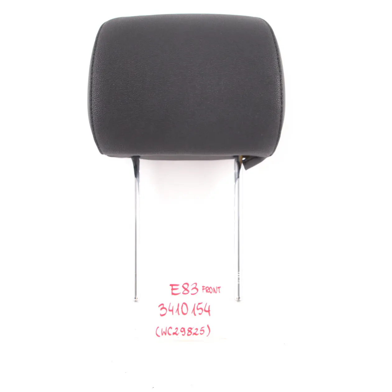 BMW X3 E83 Asiento Reposacabezas Izquierdo Derecho Funda Imitación Cuero Negro