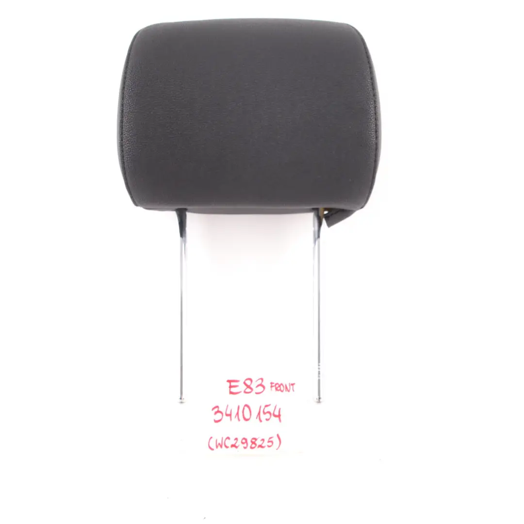 Poggiatesta Sedile Anteriore Sinistro Destro Copertura Pelle Nero per BMW X3 E83 con numero di parte 3410154 BMW X3 E83 Poggiatesta Sedile Anteriore Sinistro Destro Copertura Pelle Nero - SKU 3410154 - Numero di parte 3410154