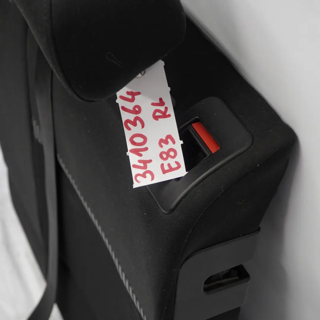 BMW X3 E83 Tela Interior Trasero Izquierdo Respaldo Funda De Asiento - SKU 3410364 - Número de pieza 3410364