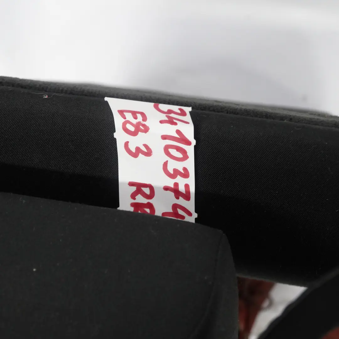 BMW E83 Tela Antracita Interior Funda De Asiento Respaldo Trasero Derecho - SKU 3410374 - Número de pieza 3410374