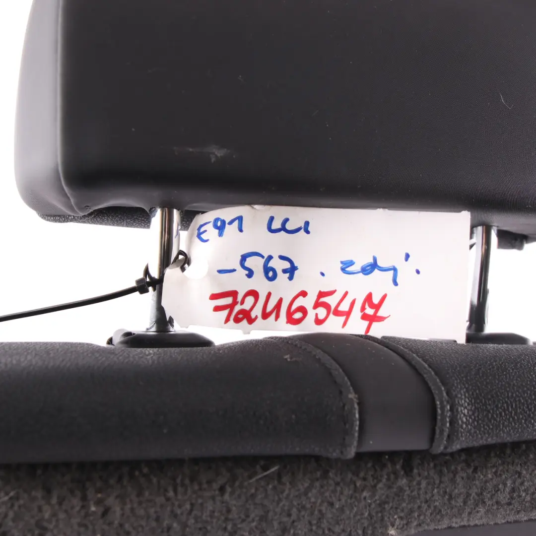 Seat Backrest Cover BMW X3 E83 Rear Right O/S Back Rest Vinyl Sensatec Black - SKU 3410378 - Part number 3410378