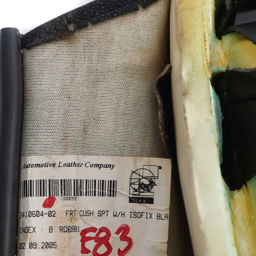 Gauche Droite Siège Sport Avant Chauffé Couverture Cuir Noir pour BMW X3 E83 à propos du numéro de pièce 3410604 BMW X3 E83 Gauche Droite Siège Sport Avant Chauffé Couverture Cuir Noir - SKU 3410604 - Numéro de pièce 3410604