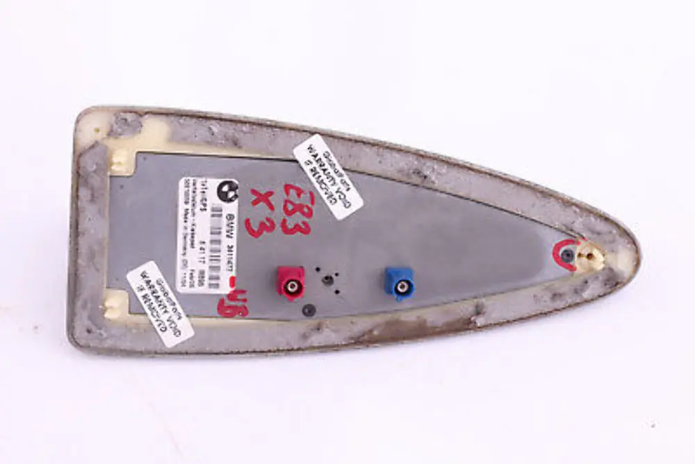 BMW X3 Series E83 E83N Roof Casing Aerial Shark Fin Antenna Blue Water - SKU 3411477-WB - Part number 3411477