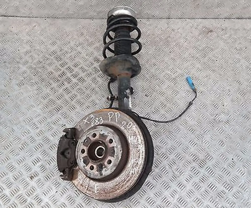 FRONT RIGHT O/S LEG SUSPENSION AXLE BRAKE DISC HUB SET to BMW X3 Series E83 with Part number 31303411620 BMW X3 Series E83 FRONT RIGHT O/S LEG SUSPENSION AXLE BRAKE DISC HUB SET - SKU 3411620 - Part number 31303411620