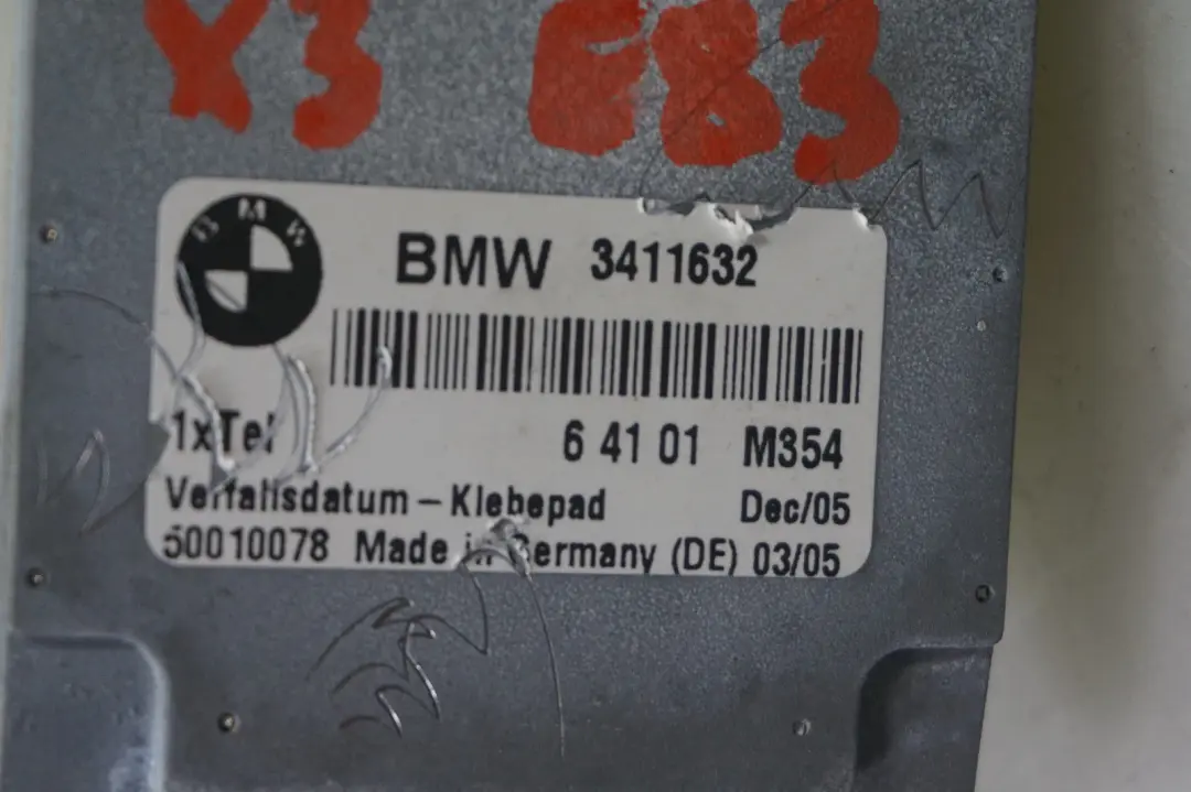 BMW X3 E83 LCI Antena Techo Teléfono - SKU 3411632 - Número de pieza 3411632