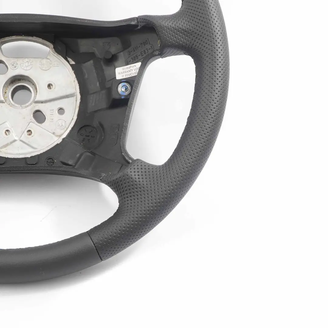 Leather Steering Wheel 4 Spoke Black Threads BMW X3 Series E83 NEW Black - SKU 3411790-3 - Part number 3411790