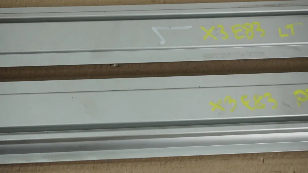 BMW X3 Series E83 Boot Trunk Lid Tailgate Left Right Lashing Rail Set N/O/S - SKU 3411941 - Part number 3411941