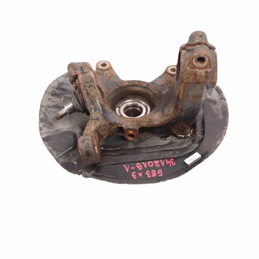 Carrier Front Left Suspension N/S Wheel Knuckle Hub 3412019 to BMW X3 E83 Wheel with Part number 3412020 BMW X3 E83 Wheel Carrier Front Left Suspension N/S Wheel Knuckle Hub 3412019 - SKU 3412019-1 - Part number 3412020