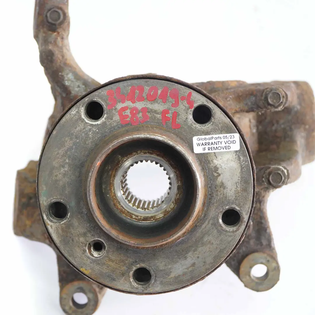 Suspension Delantera Izquierda Cubo De Rueda para BMW E83 con número de pieza 3412019 BMW E83 Suspension Delantera Izquierda Cubo De Rueda - SKU 3412019-4 - Número de pieza 3412019