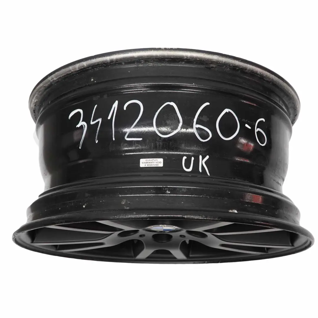 Alloy Wheel Rim 17" Double Spoke 148 ET:46 8J to BMW X3 E83 Black with Part number 3412060 BMW X3 E83 Black Alloy Wheel Rim 17" Double Spoke 148 ET:46 8J - SKU 3412060-6 - Part number 3412060