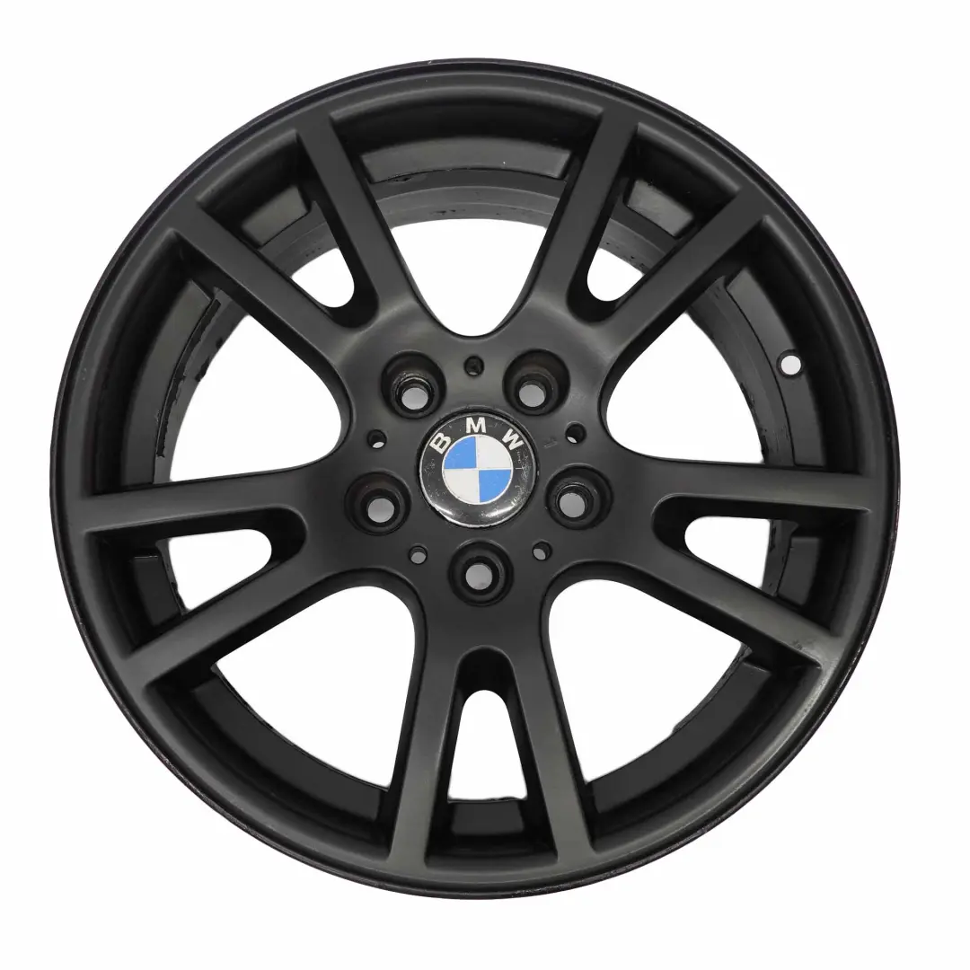 Alloy Wheel Rim 17" Double Spoke 148 ET:46 8J to BMW X3 E83 Black with Part number 3412060 BMW X3 E83 Black Alloy Wheel Rim 17" Double Spoke 148 ET:46 8J - SKU 3412060-6 - Part number 3412060