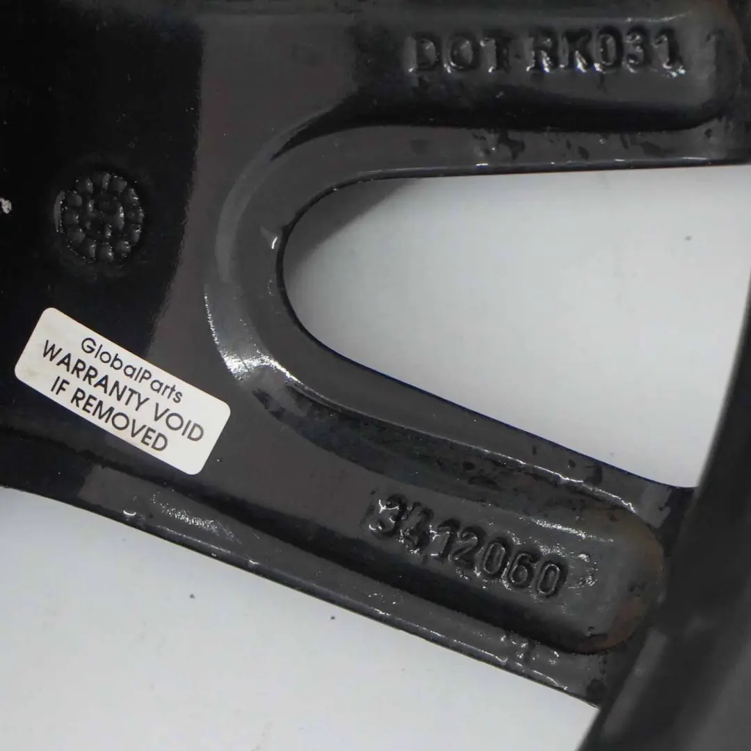 Alloy Wheel Rim 17" Double Spoke 148 ET:46 8J to BMW X3 E83 Black with Part number 3412060 BMW X3 E83 Black Alloy Wheel Rim 17" Double Spoke 148 ET:46 8J - SKU 3412060-7 - Part number 3412060