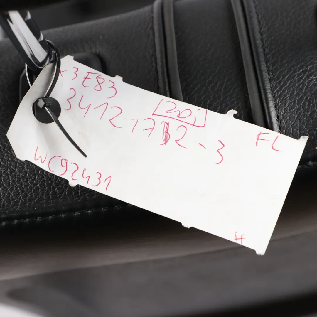 BMW X3 E83 Fotel Lewy Przód M Sport Skóra Czarny - SKU 3412172-3 - Numer Części 3412172