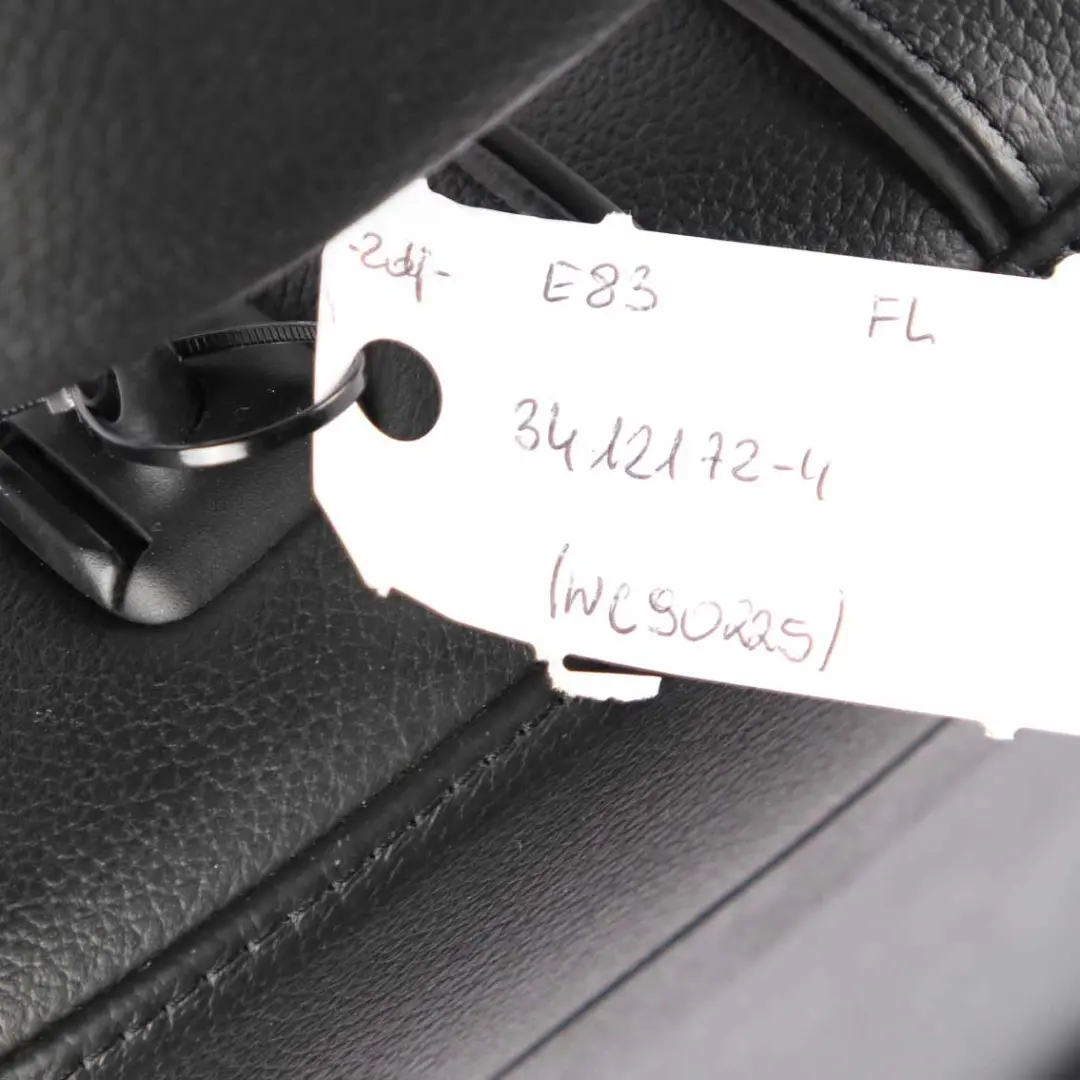  Front Seat BMW X3 E83 M Sport Heated Left N/S Interior Leather Ambiente Black - SKU 3412172-4 - Part number 3412172