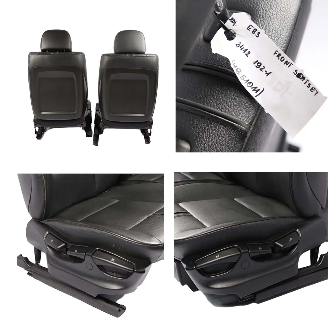 Leather Seats BMW X3 E83 Ambiente Interior Front Left Right N/O/S Seat to with Part number 3412192 Leather Seats BMW X3 E83 Ambiente Interior Front Left Right N/O/S Seat - SKU 3412192-1 - Part number 3412192
