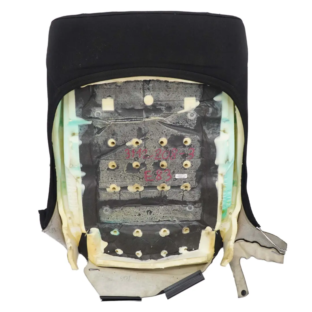 Oparcie Przedniego Fotela Materiał do BMW X3 E83 o numerze 3412208 BMW X3 E83 Oparcie Przedniego Fotela Materiał - SKU 3412208-3 - Numer Części 3412208