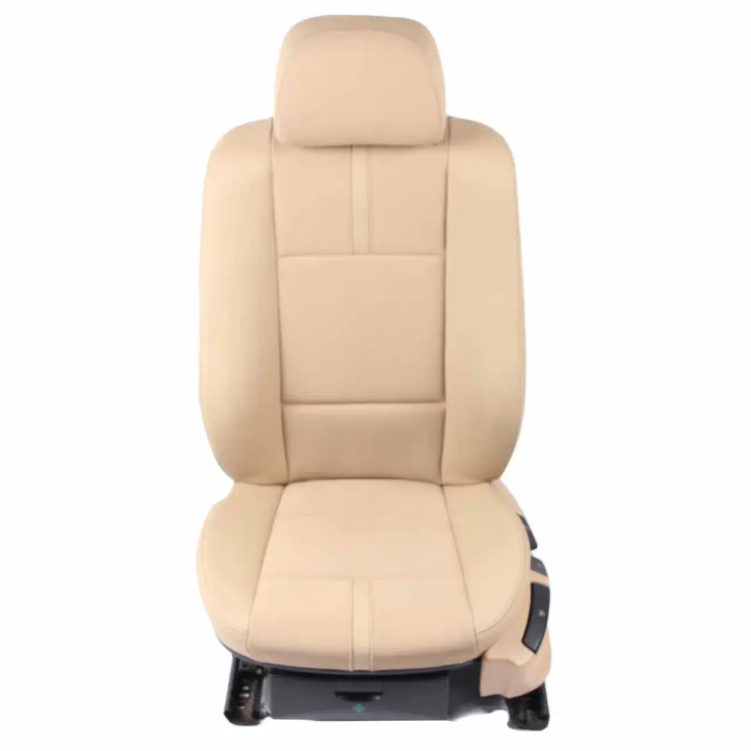  Front Seat BMW X3 E83 Sand-Beige Imitation Leather Left N/S Sensatec - SKU 3412212-1 - Part number 3421954