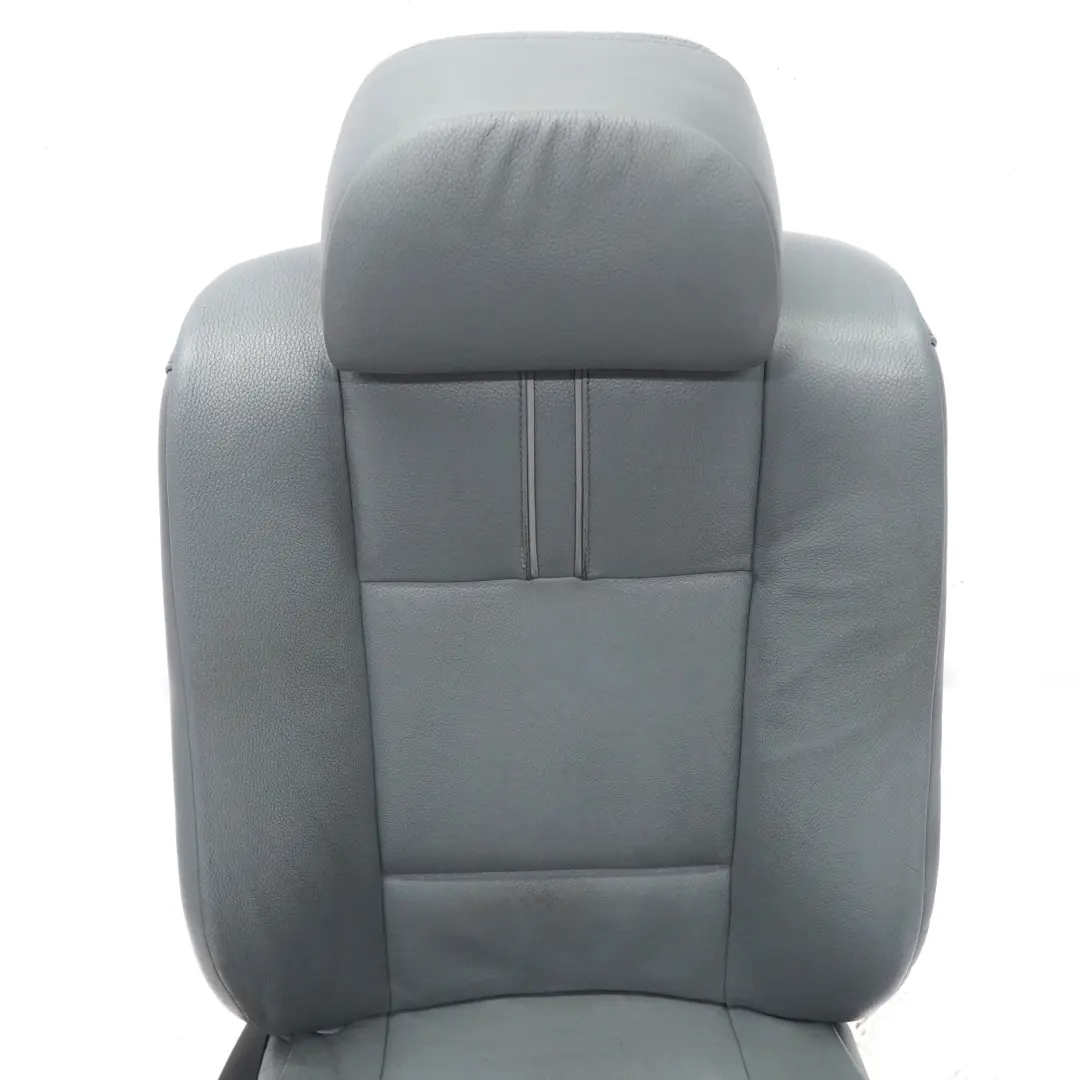 BMW X3 E83 Sedile anteriore destro riscaldato in pelle Ambiente Grigio Blu Grau - SKU 3412215-5 - Numero di parte 3412215