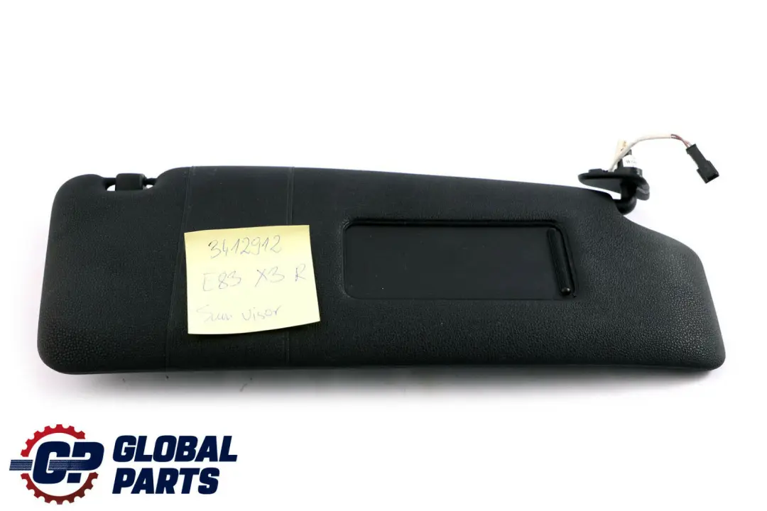 Osłona Przeciwsłoneczna Prawa Daszek do BMW X3 E83 o numerze 3412912 BMW X3 E83 Osłona Przeciwsłoneczna Prawa Daszek - SKU 3412912 - Numer Części 3412912