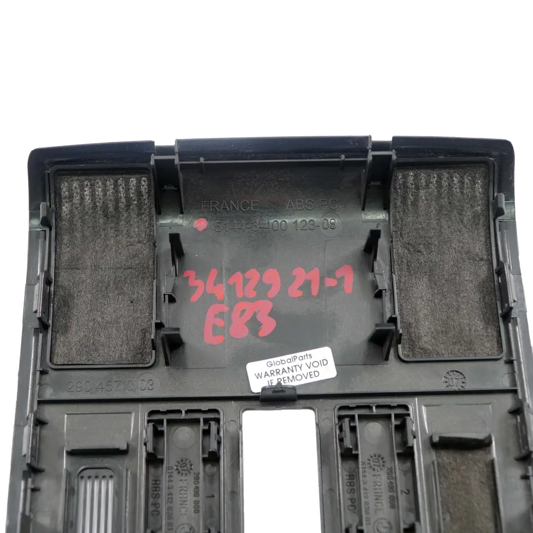BMW X3 E83 Osłona podsufitki przednia 3400123 - SKU 3412921-1 - Numer Części 3412921
