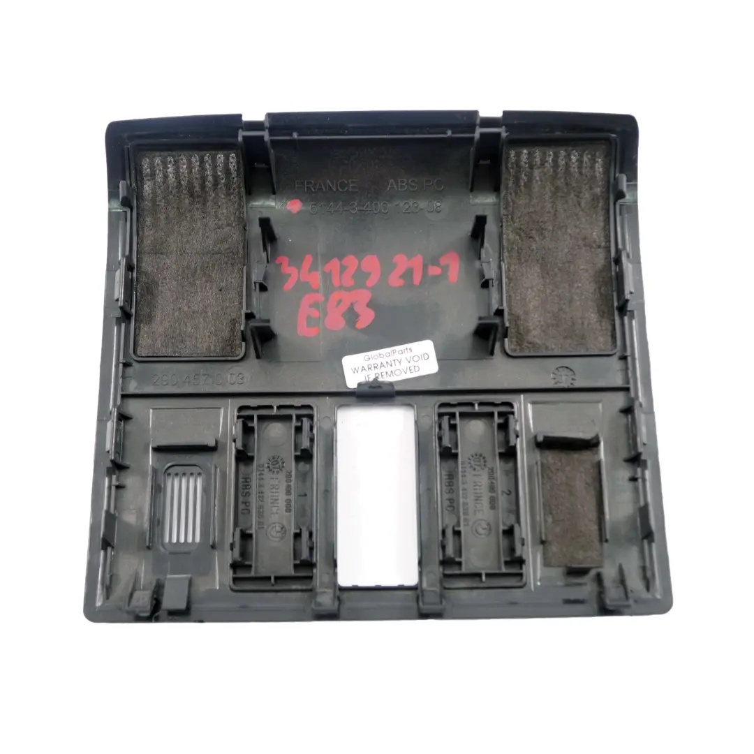 Panneau d'habillage de pavillon avant Anthracite 3400123 pour BMW X3 E83 à propos du numéro de pièce 3412921 BMW X3 E83 Panneau d'habillage de pavillon avant Anthracite 3400123 - SKU 3412921-1 - Numéro de pièce 3412921