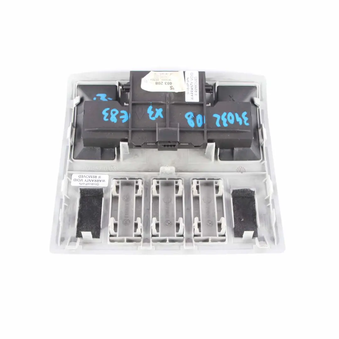Osłona Podsufitki Przednia Szara do BMW X3 E83 o numerze 3412921 BMW X3 E83 Osłona Podsufitki Przednia Szara - SKU 3412921-2 - Numer Części 3412921