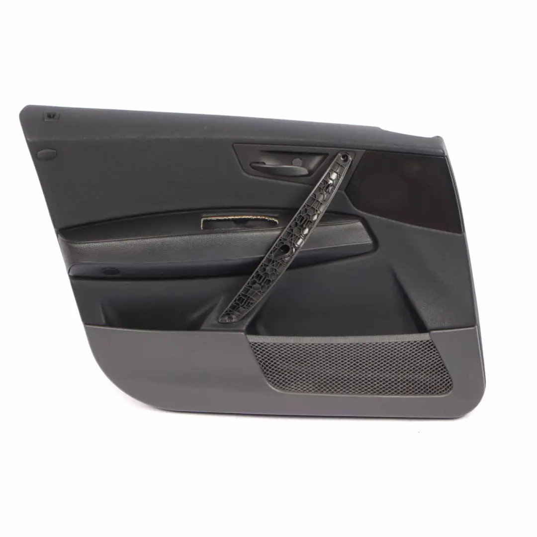Door Card Front Left N/S Lining Trim Leather Black Grey to BMW X3 E83 with Part number 3412937 BMW X3 E83 Door Card Front Left N/S Lining Trim Leather Black Grey - SKU 3412937-1 - Part number 3412937