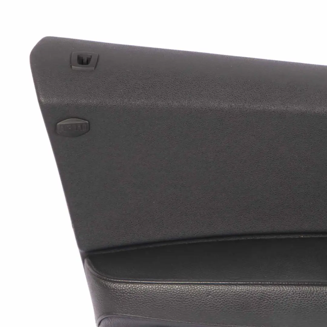 BMW X3 E83 Door Card Front Left N/S Lining Trim Leather Black Grey - SKU 3412937-1 - Part number 3412937