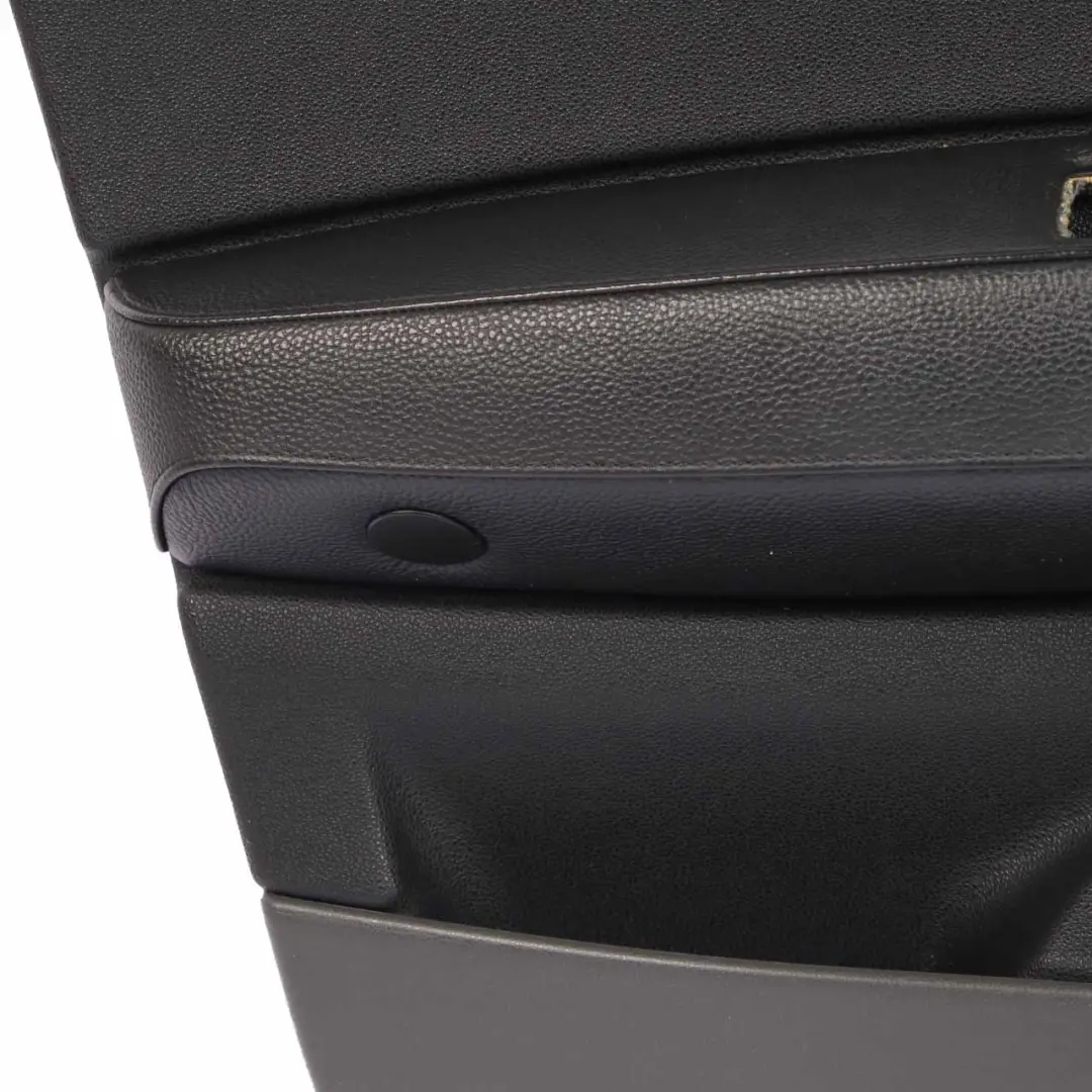 BMW X3 E83 Door Card Front Left N/S Lining Trim Leather Black Grey - SKU 3412937-1 - Part number 3412937