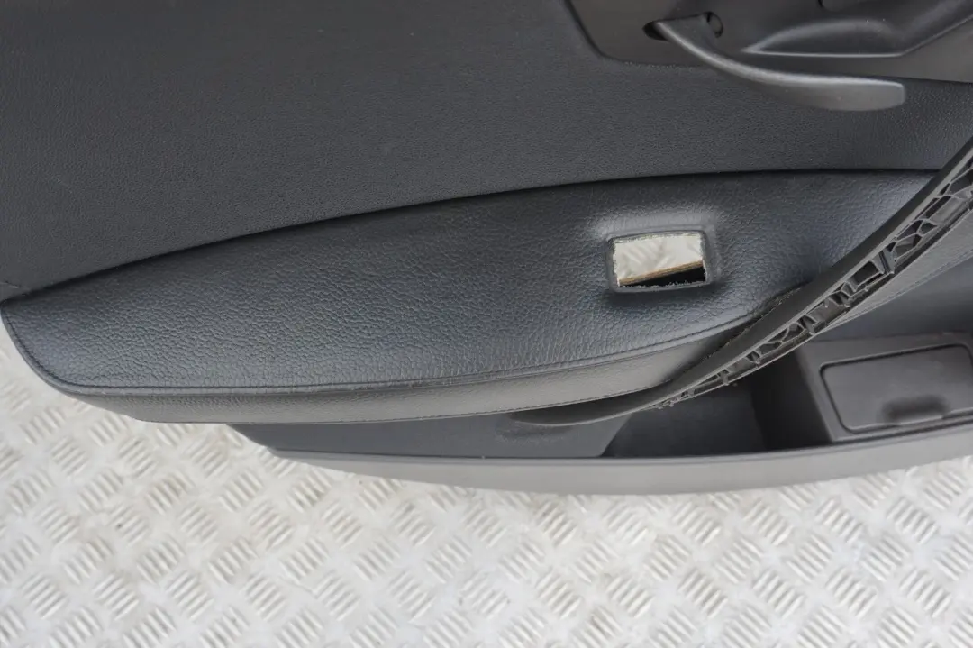 BMW X3 Series E83 Rear Left N/S Door Card Lining Black Leather - SKU 3412963 - Part number 3412963