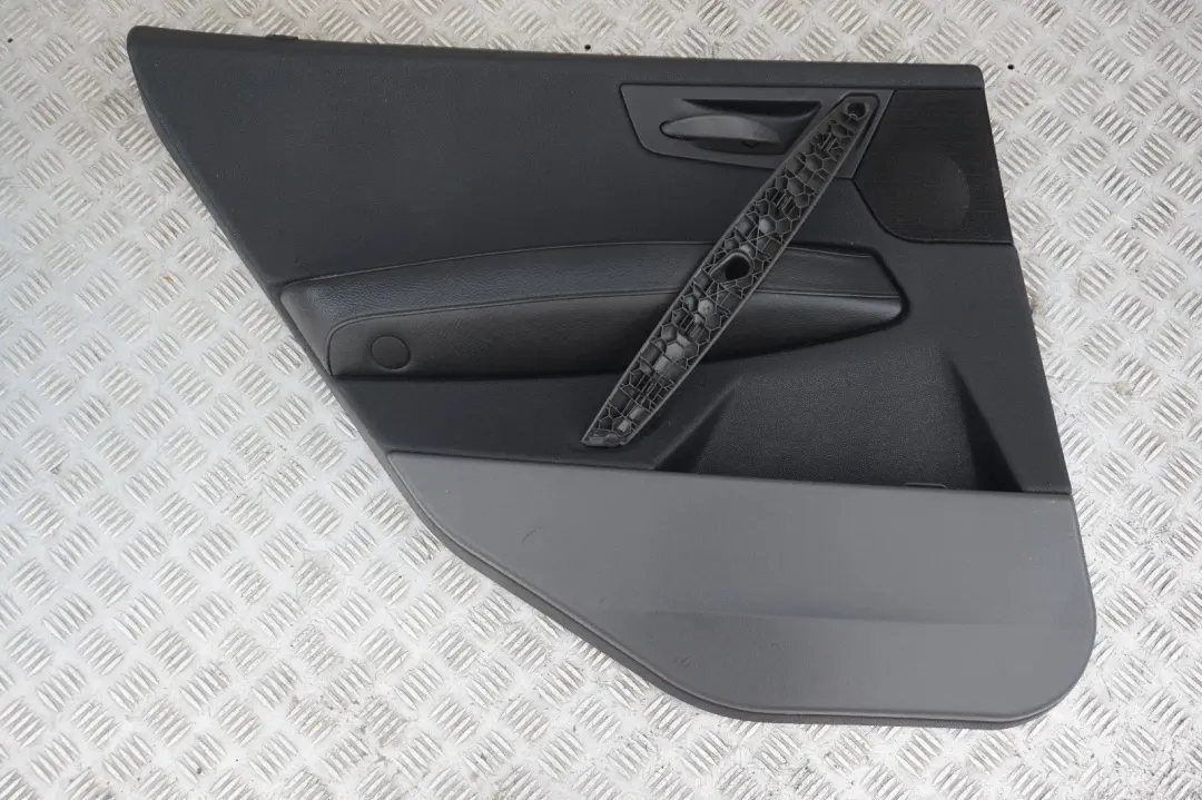 Left N/S Door Card Lining Black Leather to BMW X3 Series E83 Rear with Part number 3412963 BMW X3 Series E83 Rear Left N/S Door Card Lining Black Leather - SKU 3412963 - Part number 3412963