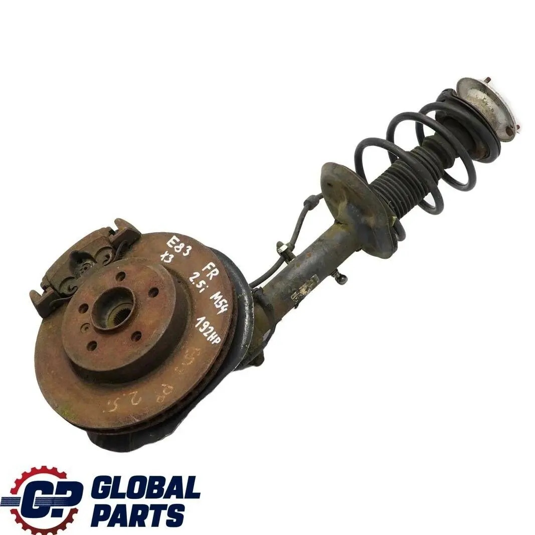 BMW X3 er E83 2.5i M54 Federbein Sport Schwenklager Bremsscheibe Vorne Rechts - SKU 3413146-1 - Teilenummer 3453524