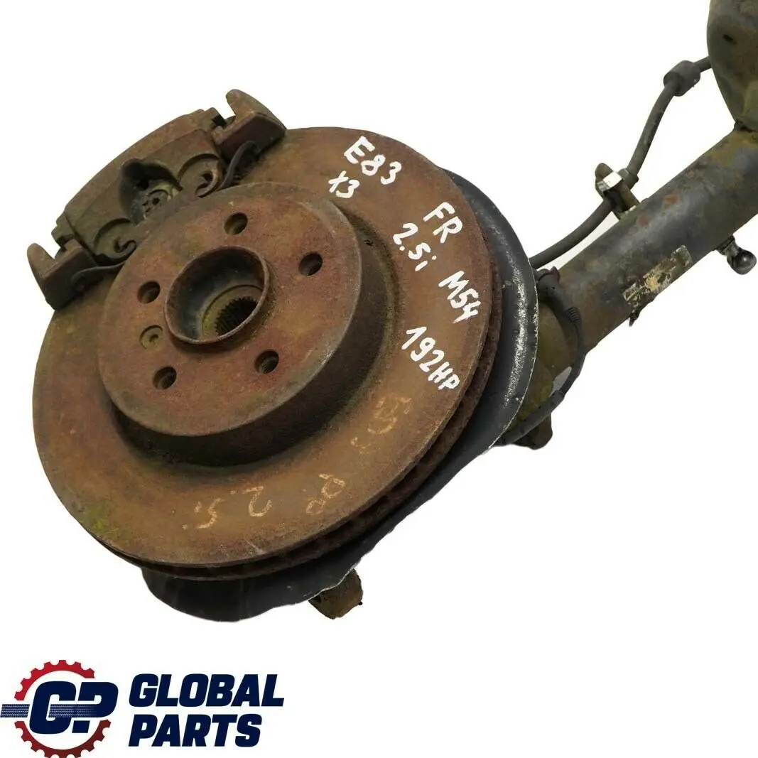 BMW X3 er E83 2.5i M54 Federbein Sport Schwenklager Bremsscheibe Vorne Rechts - SKU 3413146-1 - Teilenummer 3453524