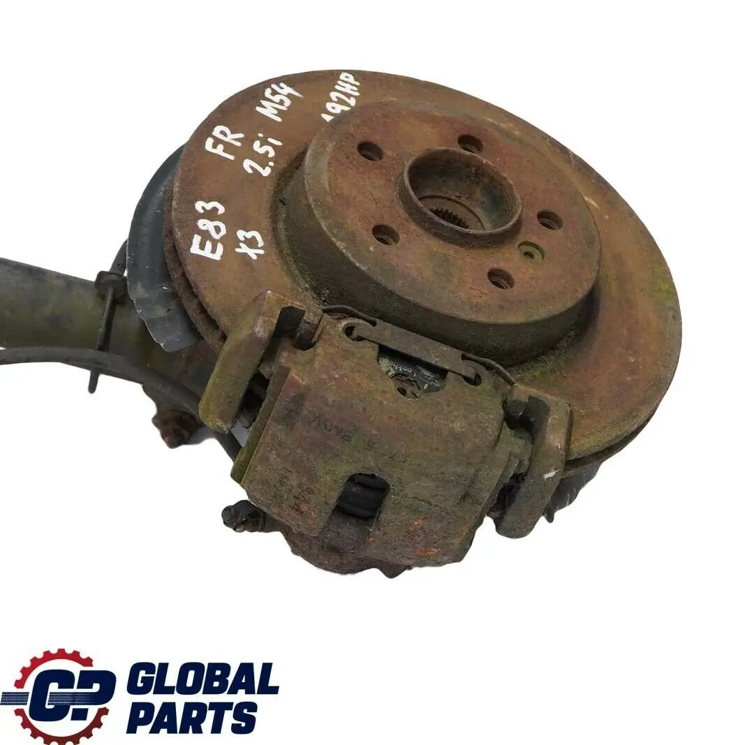 BMW X3 er E83 2.5i M54 Federbein Sport Schwenklager Bremsscheibe Vorne Rechts - SKU 3413146-1 - Teilenummer 3453524