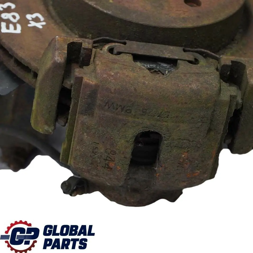 BMW X3 E83 2.5i M54 Front Right O/S Leg Sport Suspension Axle Brake Disc Hub Set - SKU 3413146-1 - Part number 3453524