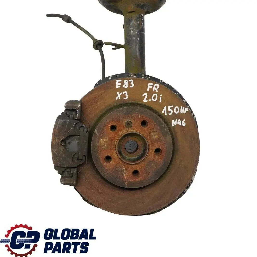 BMW X3 er E83 2.0i N46 Federbein Sport Schwenklager Bremsscheibe Vorne Rechts - SKU 3413146 - Teilenummer 3413146