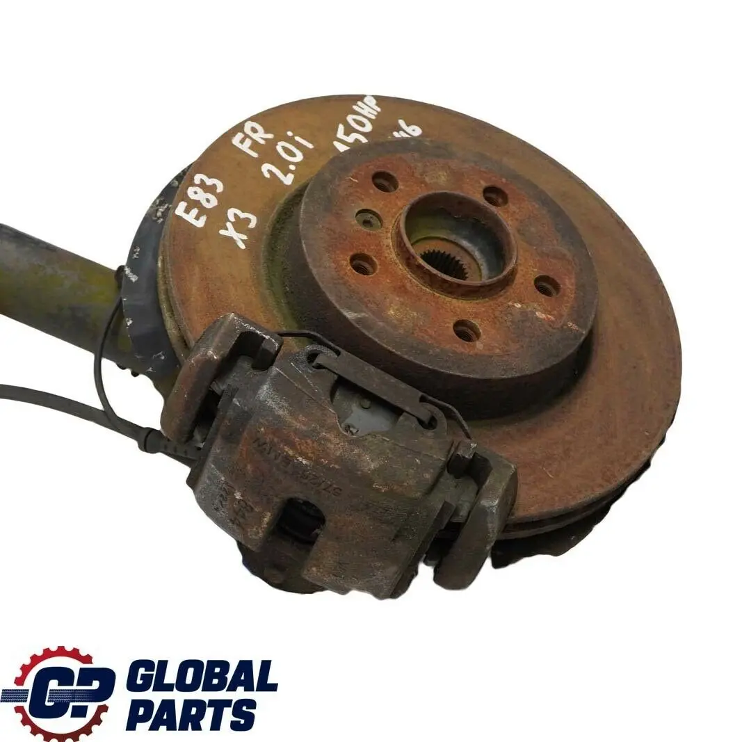 BMW X3 er E83 2.0i N46 Federbein Sport Schwenklager Bremsscheibe Vorne Rechts - SKU 3413146 - Teilenummer 3413146