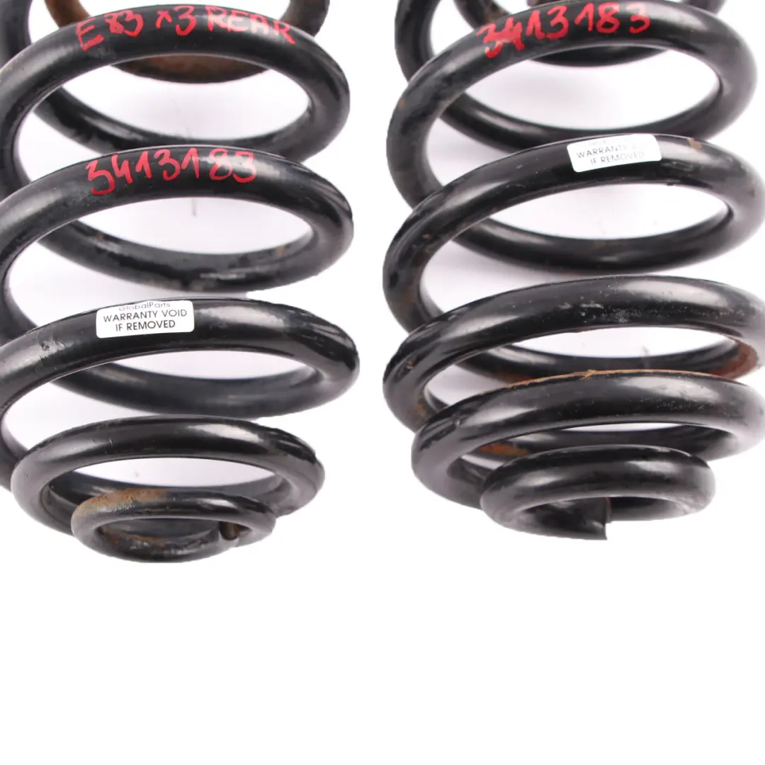 BMW X3 E83 Ressort Helicoidal Sport Suspension Arriere Gauche Droite Set - SKU 3413183 - Numéro de pièce 3413183