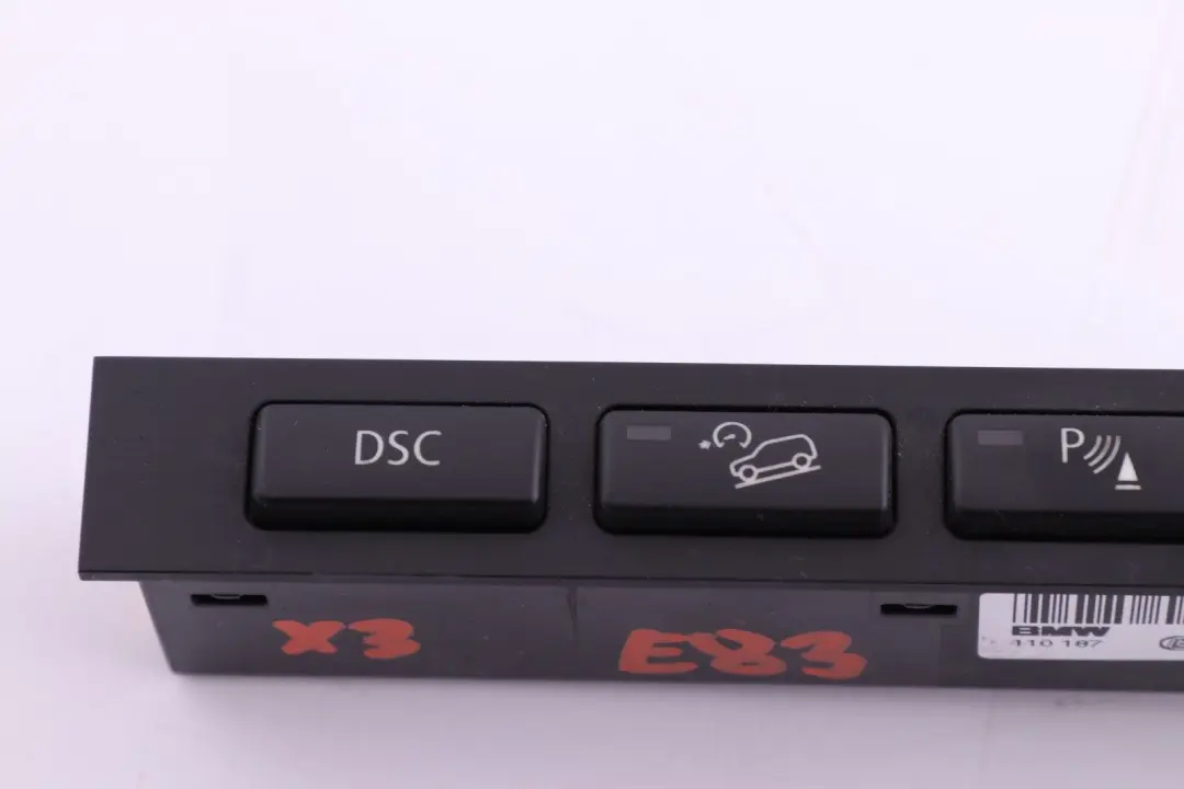BMW X3 E83 Console Centrale DSC PDC Switch Unit Panel - SKU 3413211 - Numéro de pièce 3413211