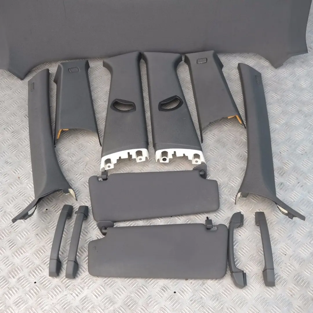 Complete Headlining Roof Lining Basaltgrau Grey + Pillars to BMW X3 SERIES E83 with Part number 3413347 BMW X3 SERIES E83 Complete Headlining Roof Lining Basaltgrau Grey + Pillars - SKU 3413347 - Part number 3413347