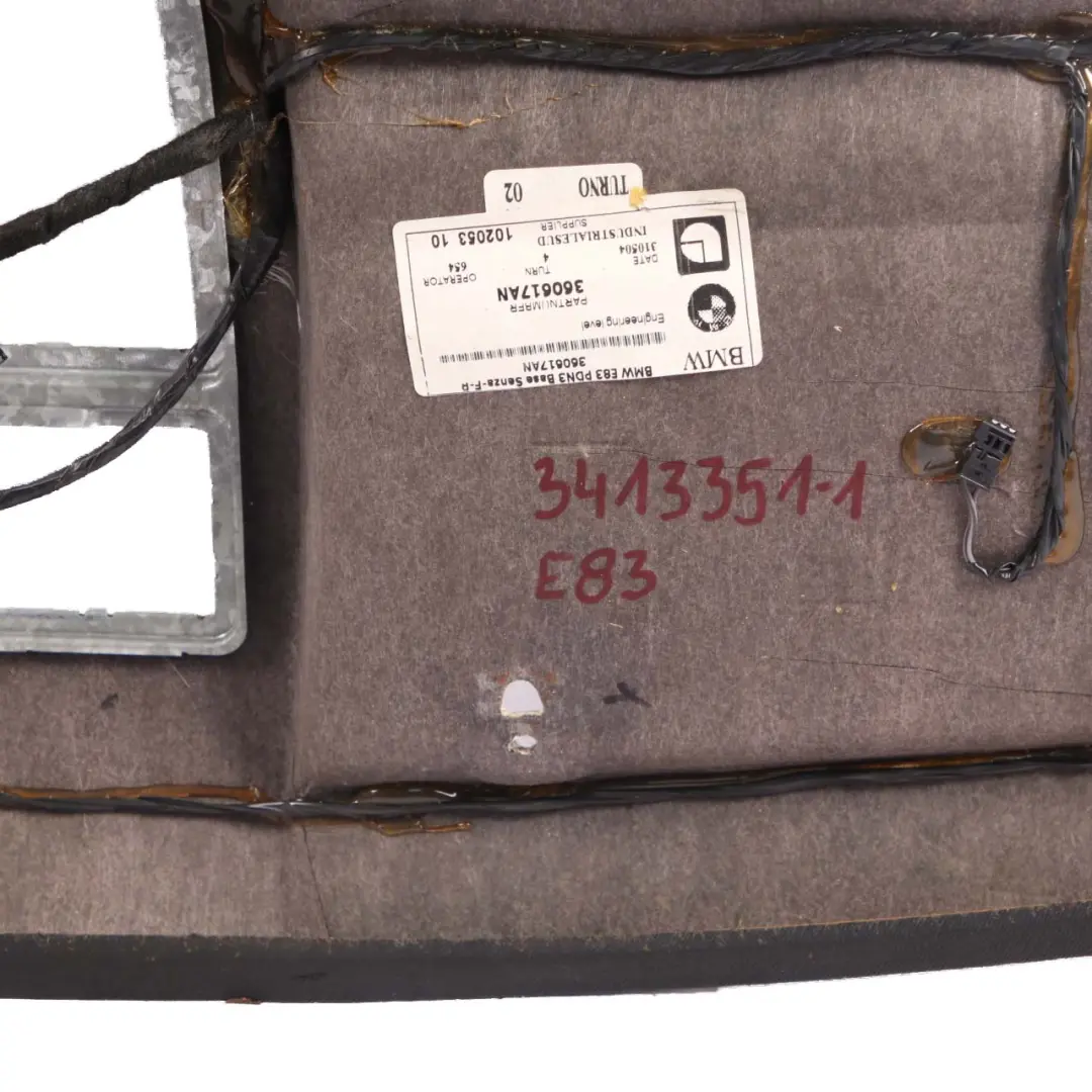 Headlining Panoramic Roof Lining Basalt Grau Grey to BMW X3 Series E83 with Part number 3413351 BMW X3 Series E83 Headlining Panoramic Roof Lining Basalt Grau Grey - SKU 3413351-1 - Part number 3413351