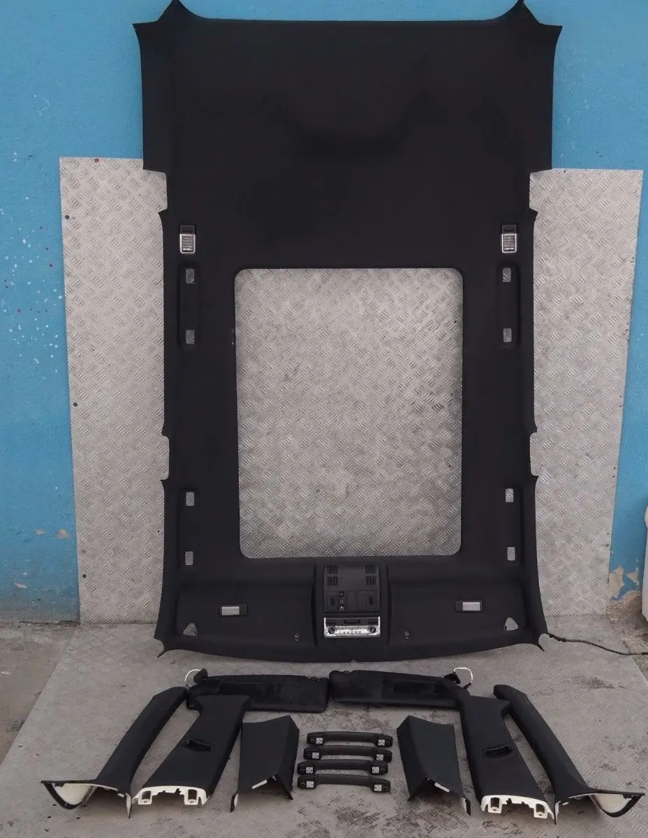 Complete Panorama Roof Headlining Black + 4 Pillars to BMW X3 Series E83 M Sport with Part number 3413353 BMW X3 Series E83 M Sport Complete Panorama Roof Headlining Black + 4 Pillars - SKU 3413351 - Part number 3413353