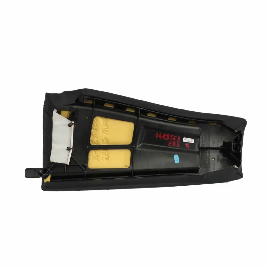 BMW X3 E83 Panel Lateral Asiento Trasero Derecho Tapa Acabado Negro 3330438 - SKU 3413568 - Número de pieza 3413568