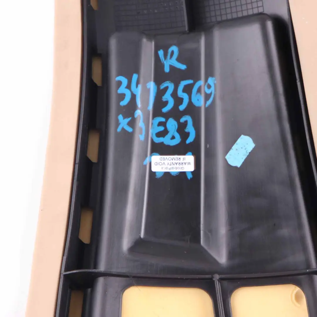 BMW X3 E83 Sedile posteriore destro Pannello laterale Sensatec Sandbeige - SKU 3413570 - Numero di parte 3413570