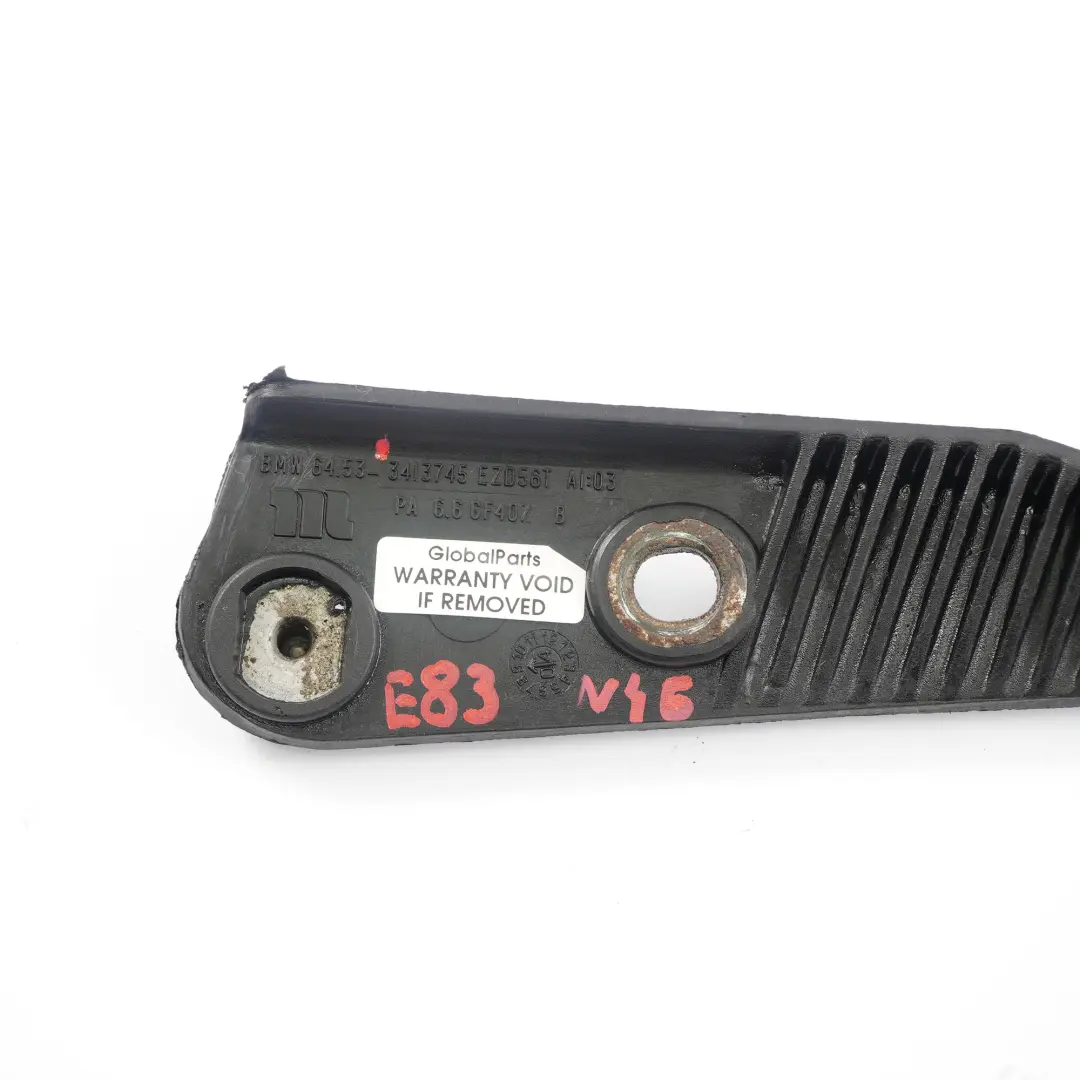 Coolant Holder 2.0i N46 Compressor Water Hose Clip Bracket to BMW X3 E83 with Part number 3413745 BMW X3 E83 Coolant Holder 2.0i N46 Compressor Water Hose Clip Bracket - SKU 3413745 - Part number 3413745